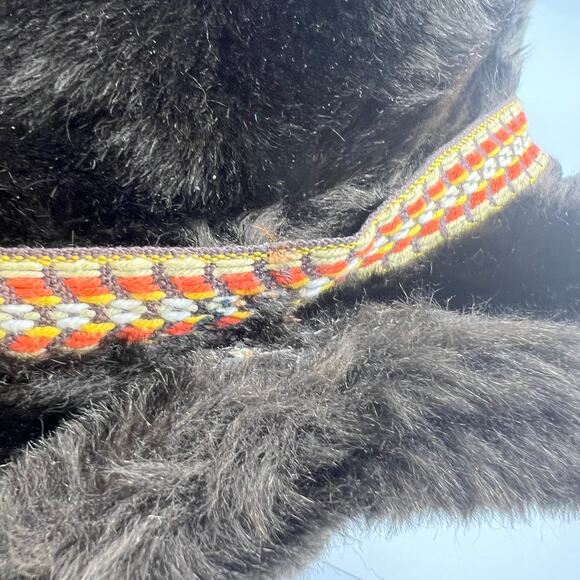 Vintage Faux Fur Hats Fedora Bucket Lined Men's Small Medium USA Made Band - Picture 9 of 12